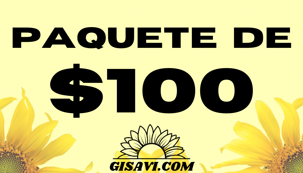 Paquete Especial de $100