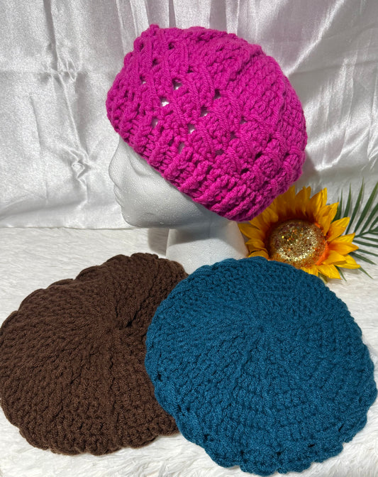 B003. Boina PRINCESA tejida a mano