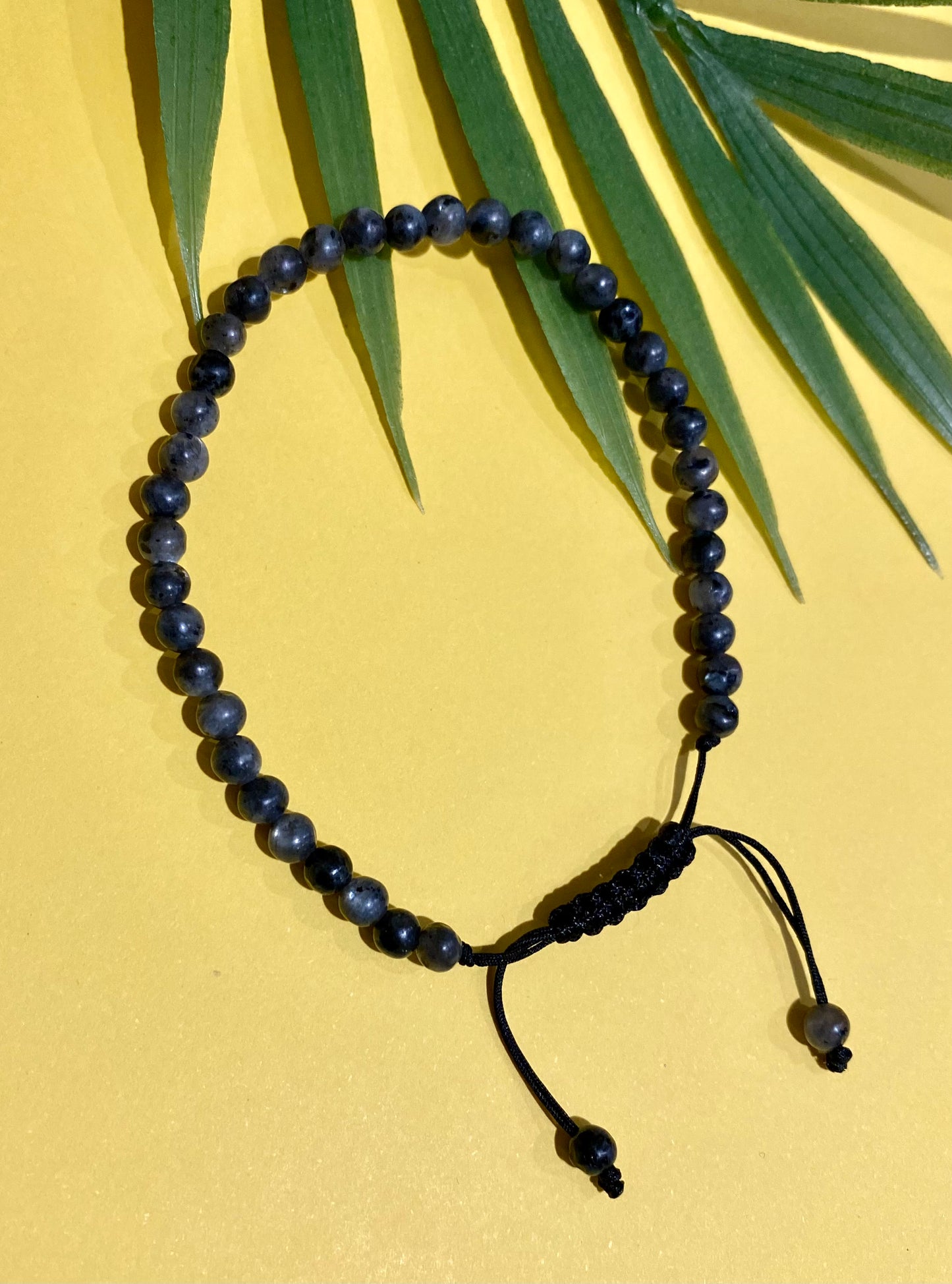 4mm. Labradorite adjustable bracelet