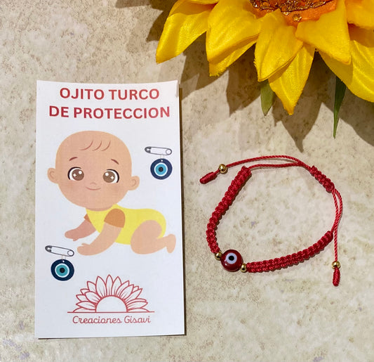 Evil eye, red bracelet. Child size