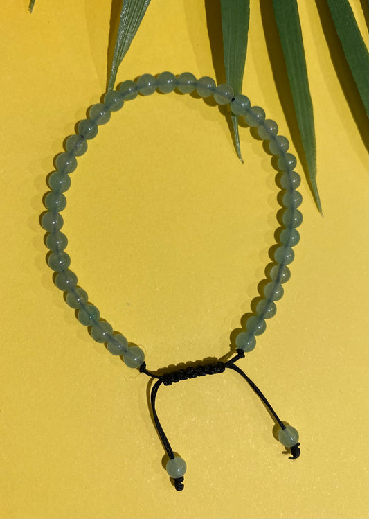 4mm. Aventurine adjustable bracelet