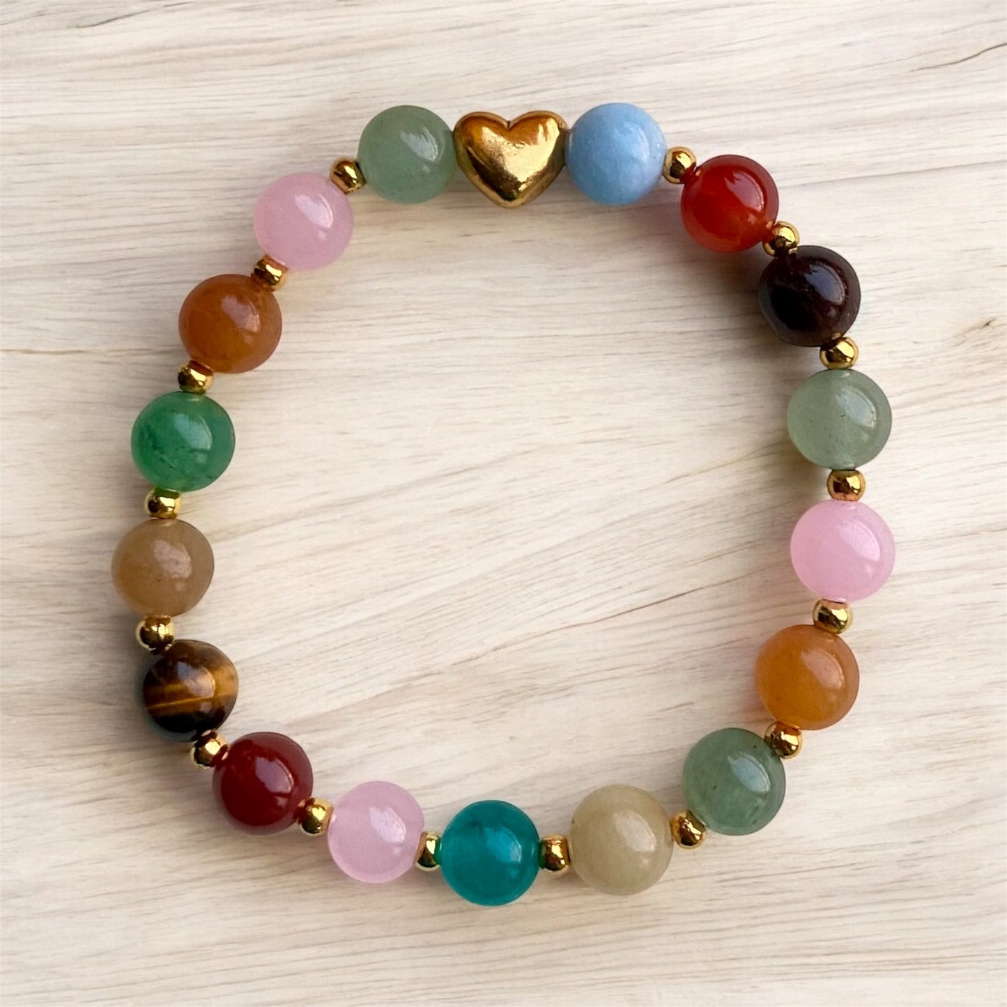 CANDY MIX bracelet with mixed gemstones