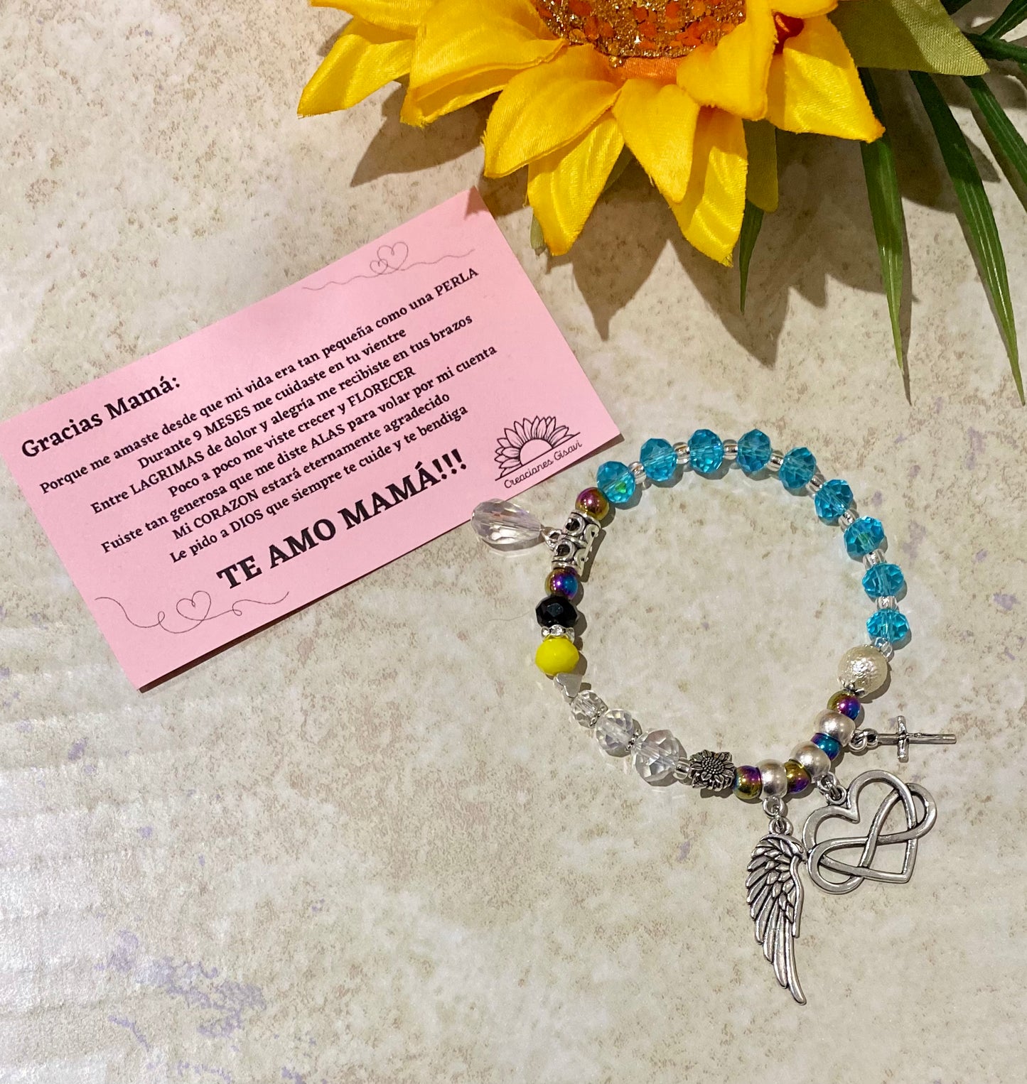 MOM Bracelet with poem