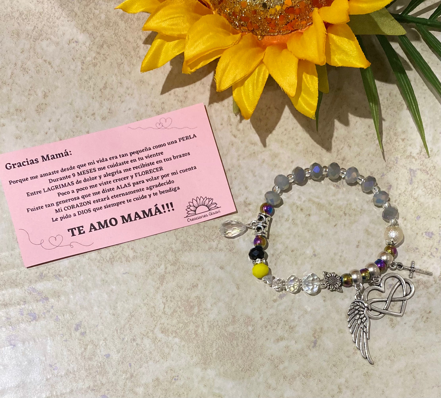 MOM Bracelet with poem